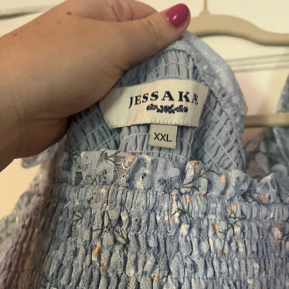 JessaKae Light Blue Abigail Dress - Picture 6 of 7